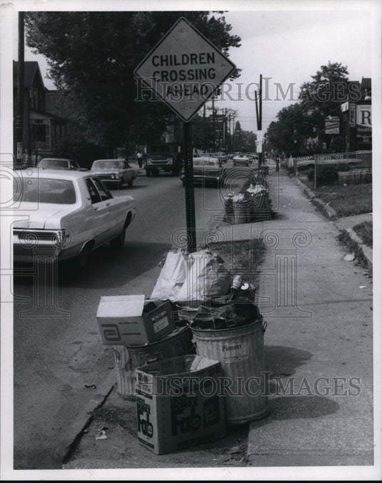 1970 Garbage Collectors Strikes-Historic Images