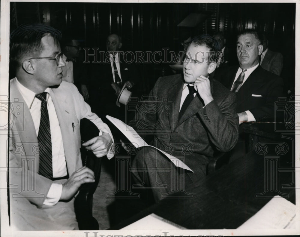 1966, Dr. Sam Sheppard murder trial-courtroom scene - cvb09941 - Historic Images