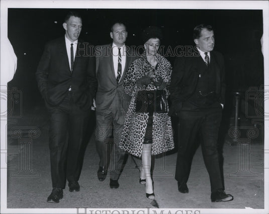 1966 Press Photo Sherman, Russell Sheppard, Samuel H. & Wife Bailey, F. Lee - Historic Images