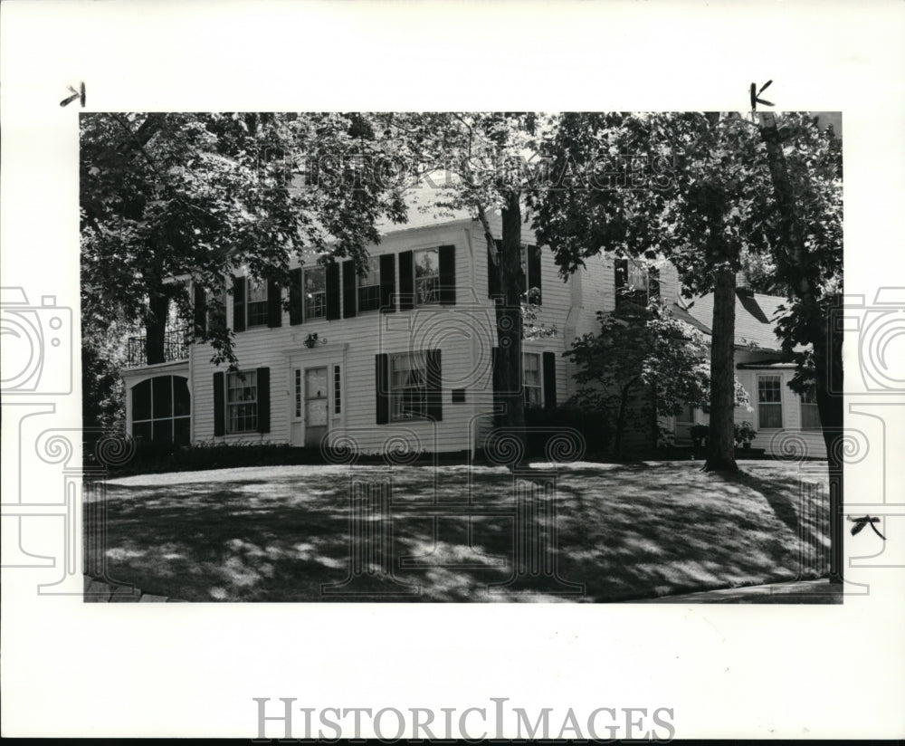 1984 Press Photo Moses Warren home-3535 Ingleside Rd. Shaker Hts-Ohio - Historic Images