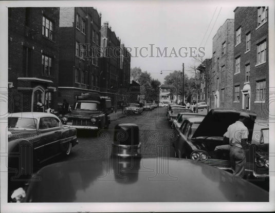 1961, East 77th Street, Cleveland, Ohio. - cvb10210 - Historic Images