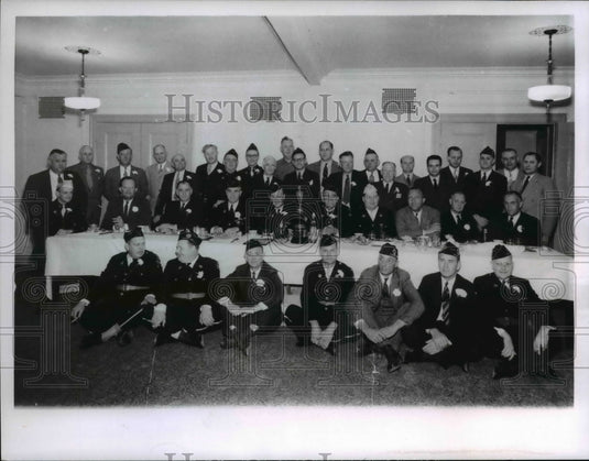 1963 Press Photo Charles Stough, A Lee Moore, Irving A Jennings & Jack Lynch - Historic Images