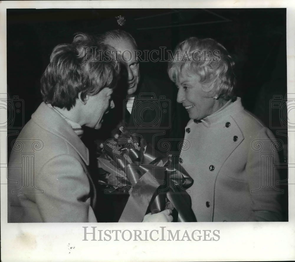 1969 Press Photo Mrs Hubert H Humphrey visiting Cleveland - cvb10264 - Historic Images