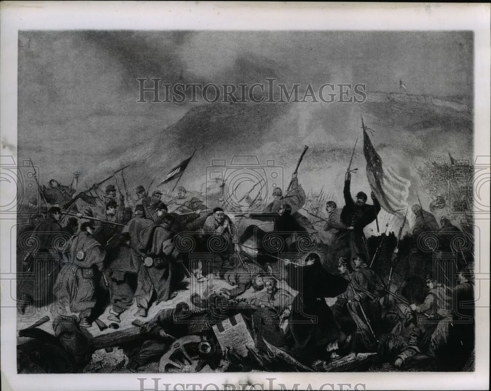 1963 Press Photo The battle of Fort Donelson - cvb10306 - Historic Images