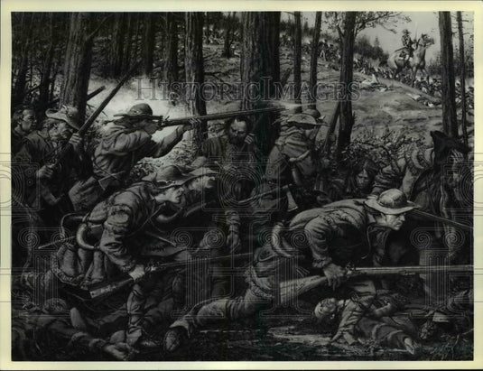 Press Photo Revolutionary War-Kings Mountain in South Carolina - cvb10320 - Historic Images