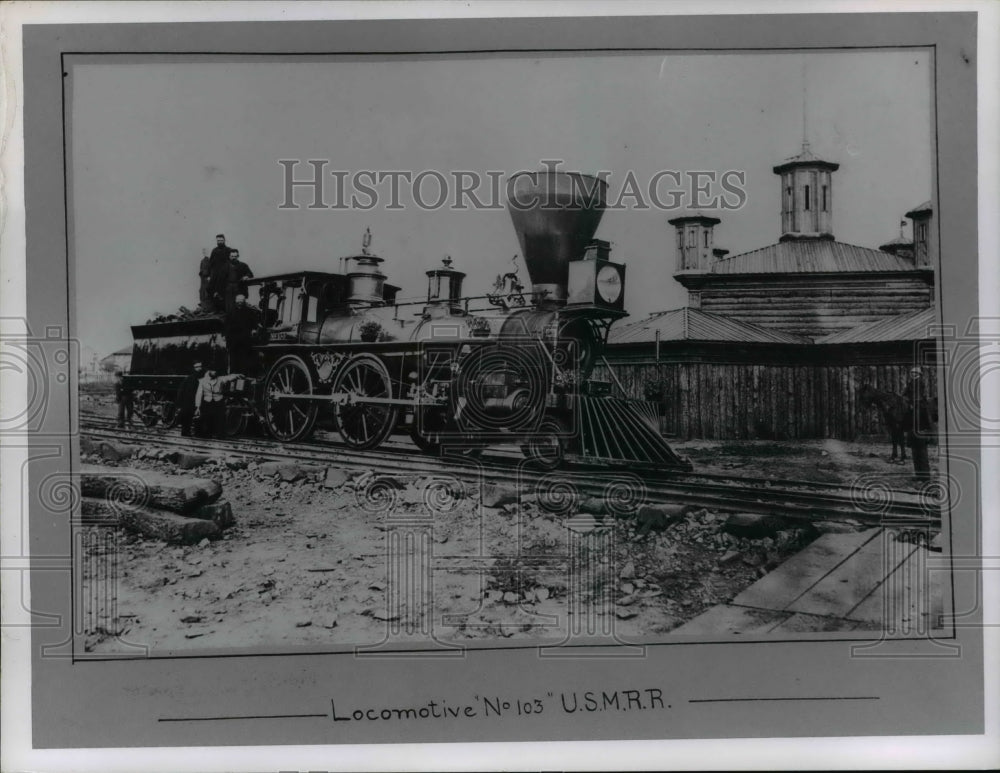 1966 Press Photo Locomotive N 103 USMRR - cvb10335 - Historic Images