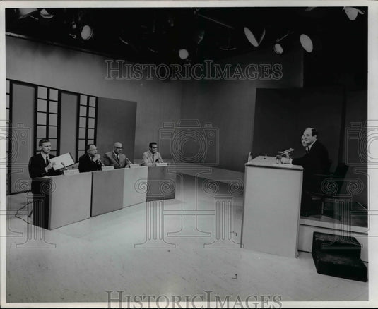 1969 Hubert H Humphrey, Presidential campaign visit in Cleveland-Historic Images