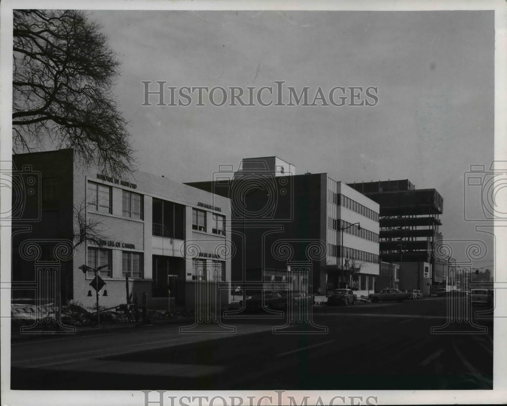 1959 Press Photo Cleveland Streets, Euclid looking East - cvb10370-Historic Images