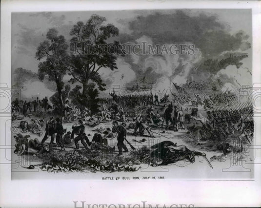 1963 Press Photo Battle of Bull Run civil war - cvb10434 - Historic Images