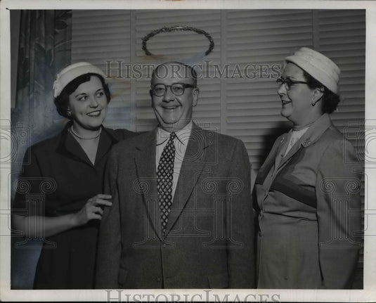 1957, Mary C Donovan, president of the Women's Advertising Club - Historic Images