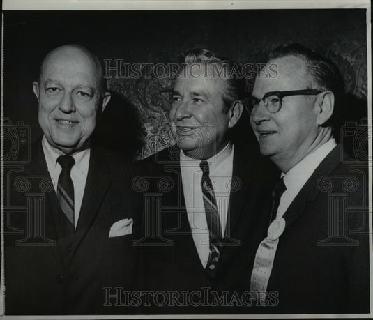 1969 Senator John H. Weeks talks with the other governor-Historic Images