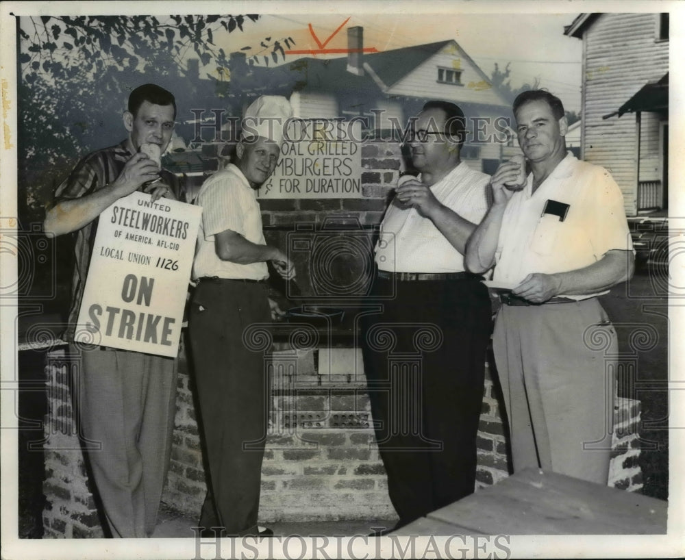 Press Photo Steve Mottoch, Joseph Sedley, Jacks Fiorline &amp; Francis Kuchuse - Historic Images