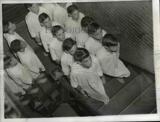 1941 Press Photo Bedtime at the Glen Mills Reformatory at Media, Pa - cvb11011 - Historic Images