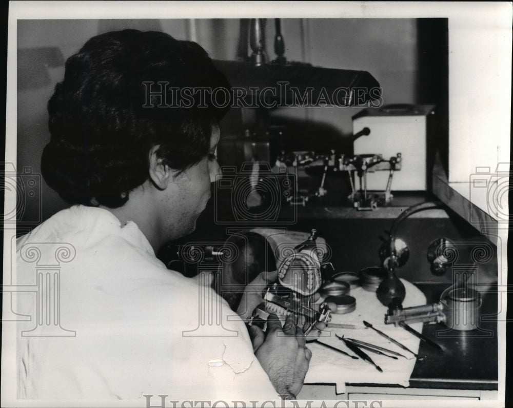 1972 Learning to Make Dentures at Federal Penitentiary-Historic Images