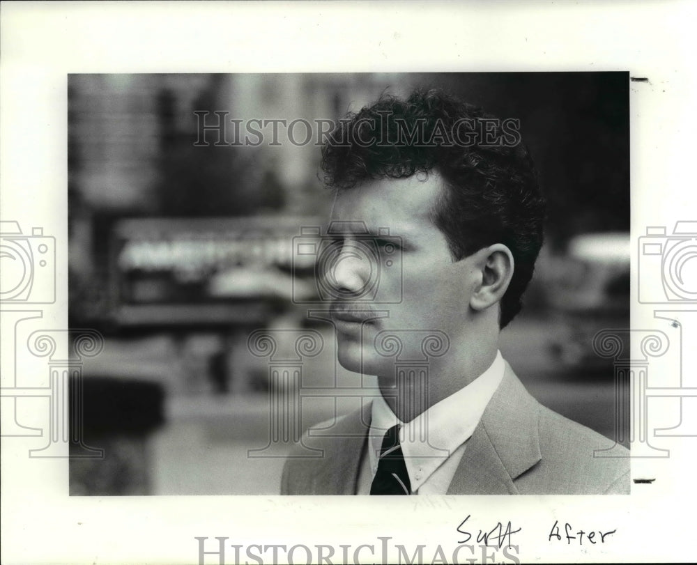 1984 Press Photo Hair and styes for men - cvb11145 - Historic Images