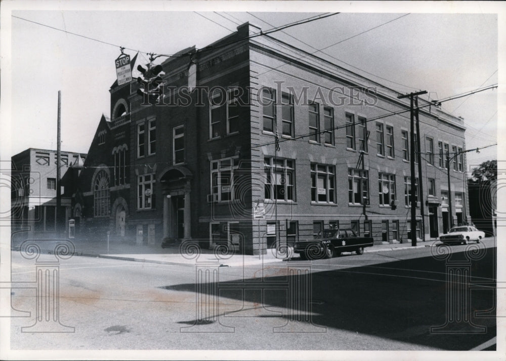 1970, Dennison&#39;s City Hall also houses the public library - cvb11565 - Historic Images