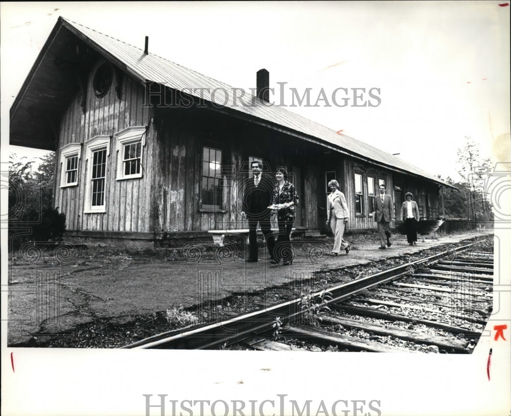 1981 Press Photo Bill Kruoinski, Jean Button, Phil Blough, Francis Andeits - Historic Images