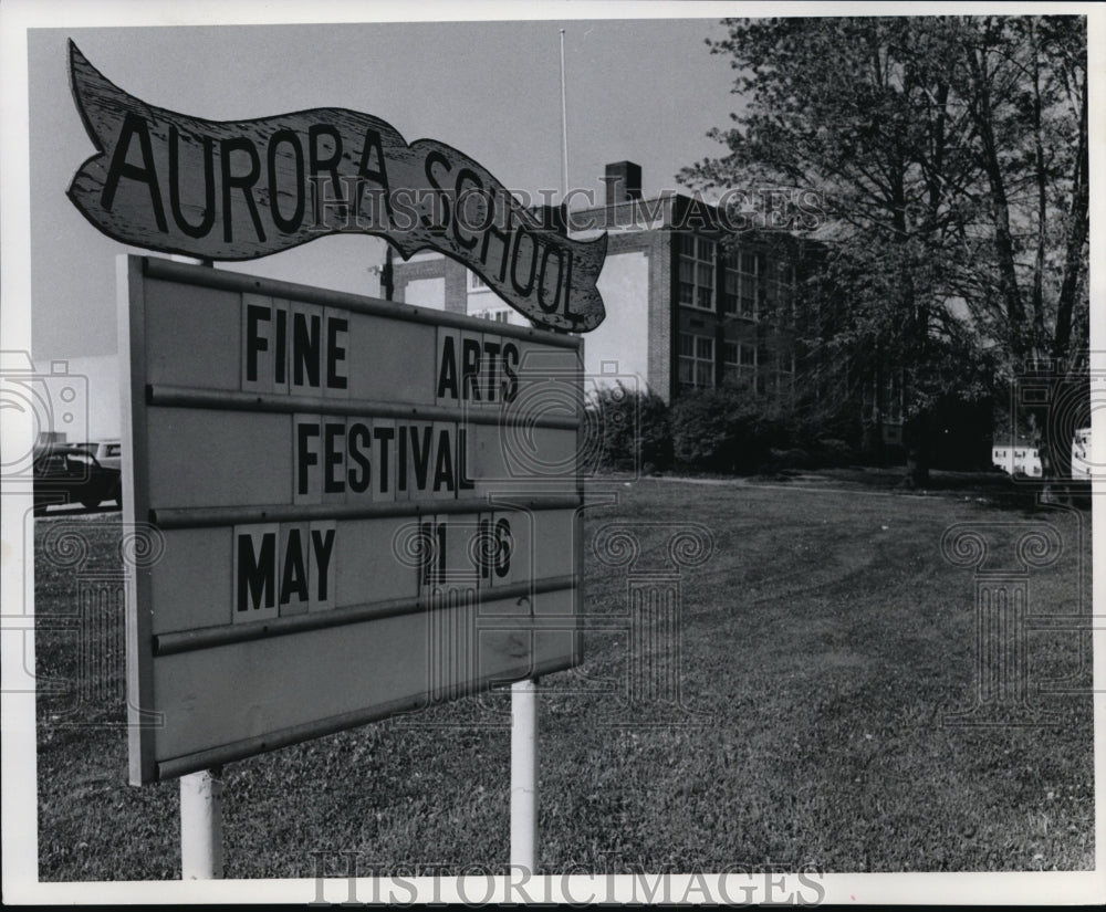 1970 Aurora School on RT 81, Aurora, Ohio-Historic Images