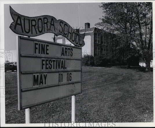 1970 Aurora School on RT 81, Aurora, Ohio-Historic Images