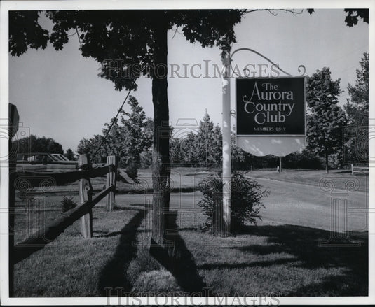 1979 Press Photo Aurora Ohio Country Club - cvb11625 - Historic Images