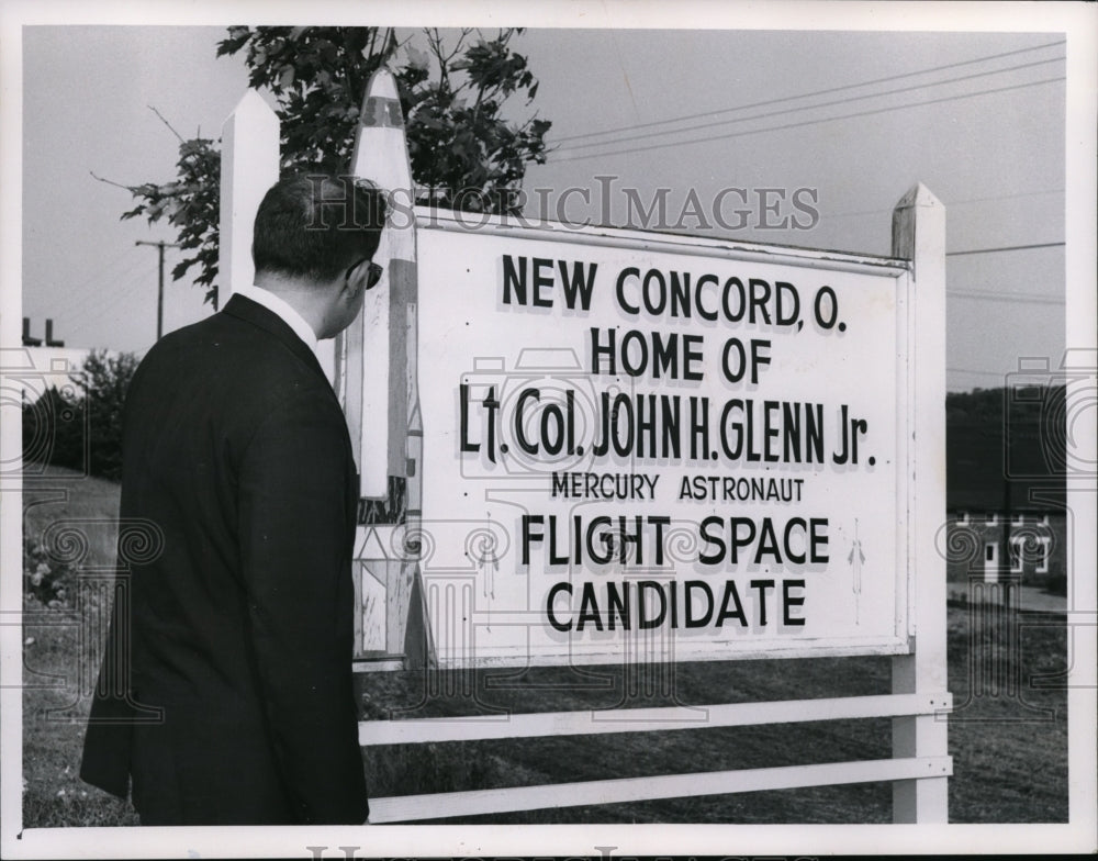 1961 Lt Col Glenn got an honorary doctorate from Muskingum College-Historic Images