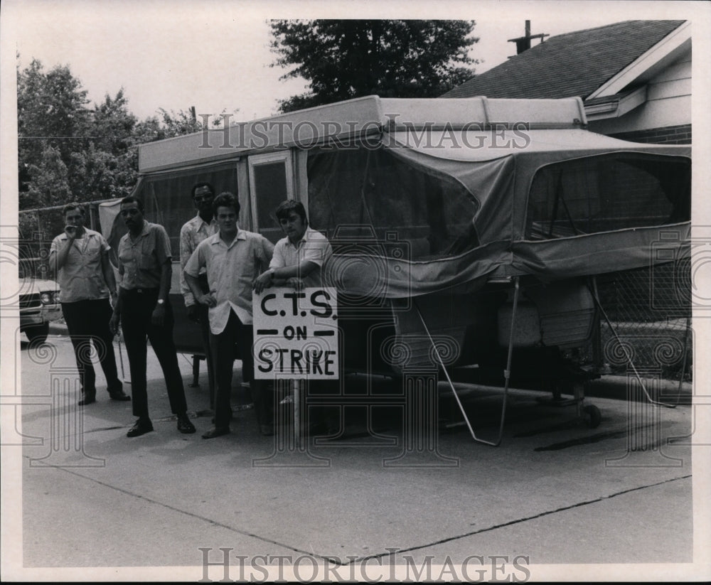 1970 Picketing in Class - Lawyer H. Q. at Tricket Rol. Station-Historic Images