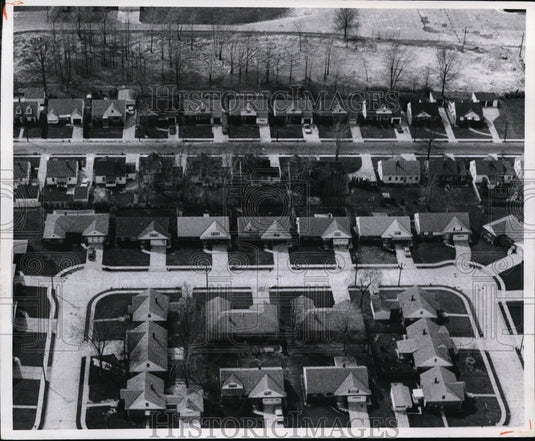 1969 Typical Middle Price Homes at Euclid Ohio-Historic Images