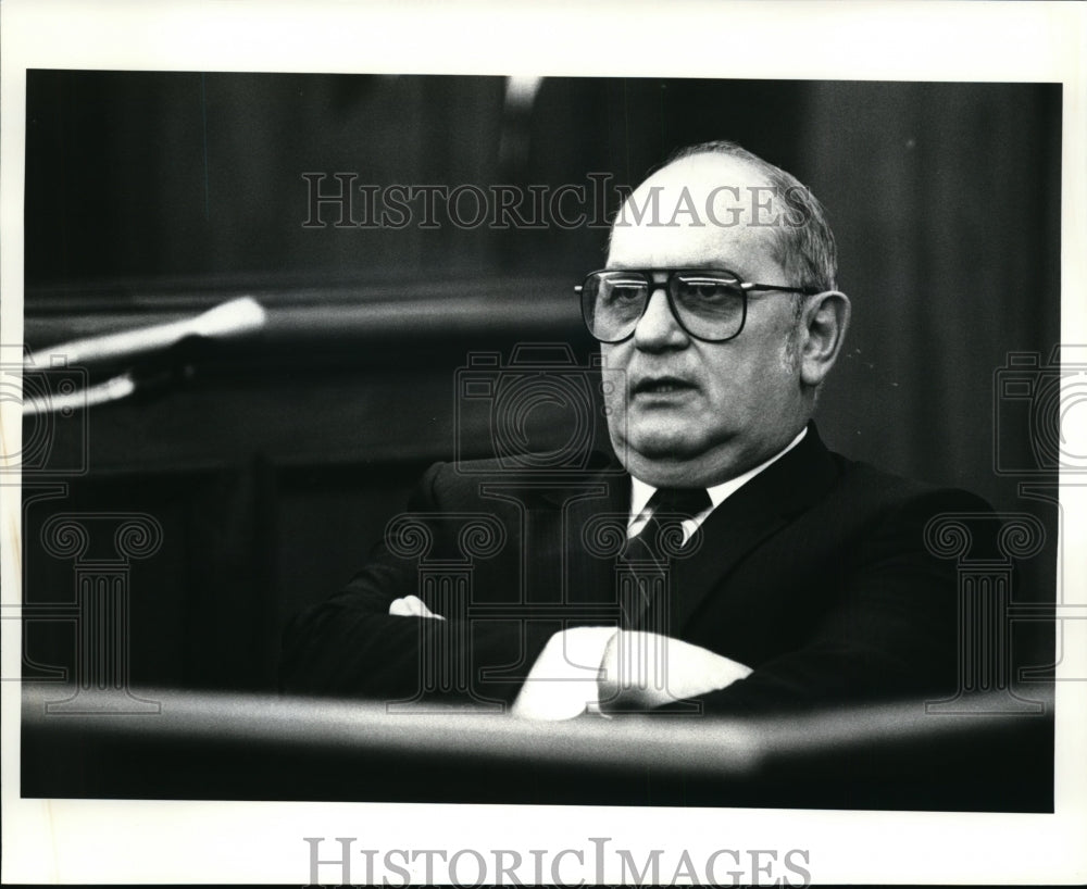 1988 Press Photo Sgt Richard Leggett, he was the first on the scene - cvb11957 - Historic Images