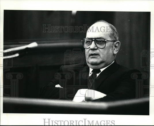 1988 Press Photo Sgt Richard Leggett, he was the first on the scene - cvb11957 - Historic Images