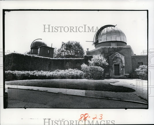 1978 Press Photo Warner & Swasey Observatory at 1975 N Taylor Rd, East Cleveland - Historic Images