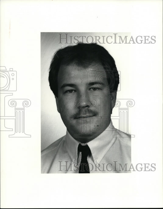 1990 Press Photo Scott Sheldon, New Copy Editor of PD - cvb12035 - Historic Images