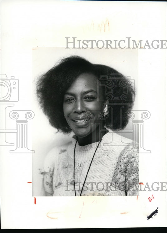 1993 Press Photo Montrie V Rucker of PD's Classified Department - cvb12038 - Historic Images