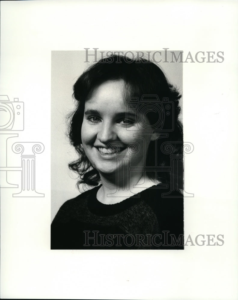 1986 Press Photo Susan Klein, PD Employee Edit - cvb12202 - Historic Images