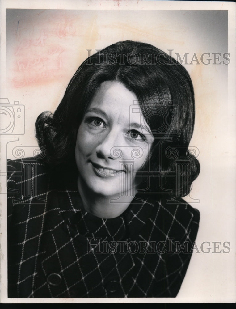 1970 Janet McCue  with her new color-hair-Historic Images