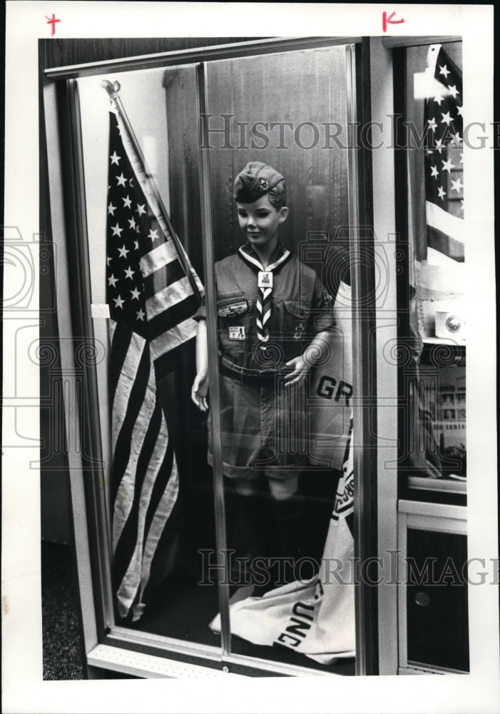 1981 Press Photo Boy Scour of America - cvb12389 - Historic Images
