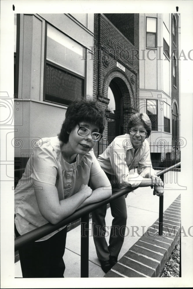 1984 Press Photo Geraldine Caika and Ken Loeding at Six Chimneys - cvb12419 - Historic Images