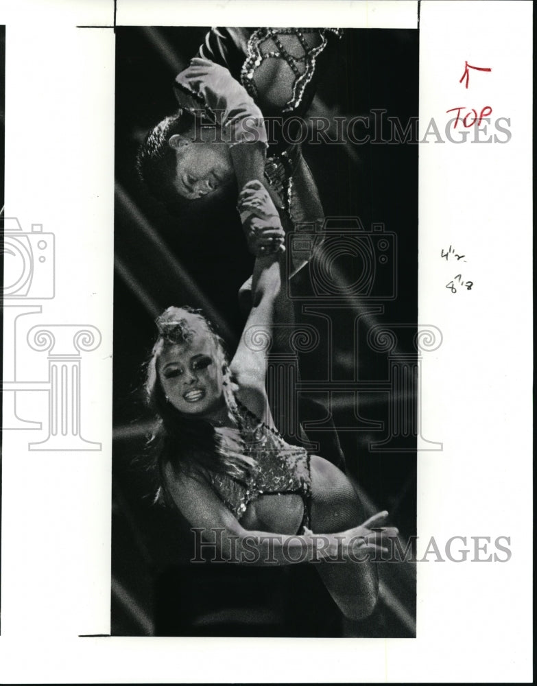 1991 Press Photo Carson and Barnes circus - cvb12437 - Historic Images