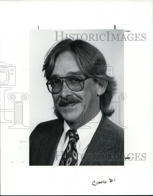 1990 Press Photo Jonathan Scott Ware-congressional candidate - cvb12577 - Historic Images