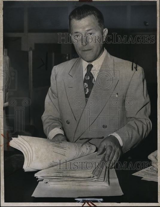 1951, Charlie Vanik-Board of Elections - cvb12584 - Historic Images