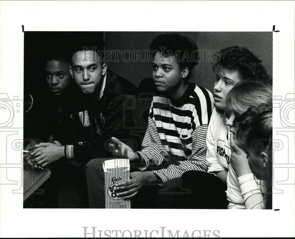 1990 Press Photo Deborah Crockett-Lincoln West High School&#39;s SADD chapter - Historic Images