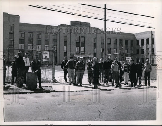 1965, Pickets at Main Gate Babbit Addresograph-Multigraph - cvb12748 - Historic Images