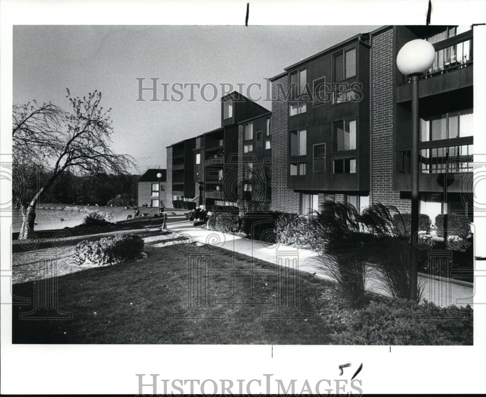 1989 Press Photo The Vineyard in Broadview Heights view in the back yard area - Historic Images