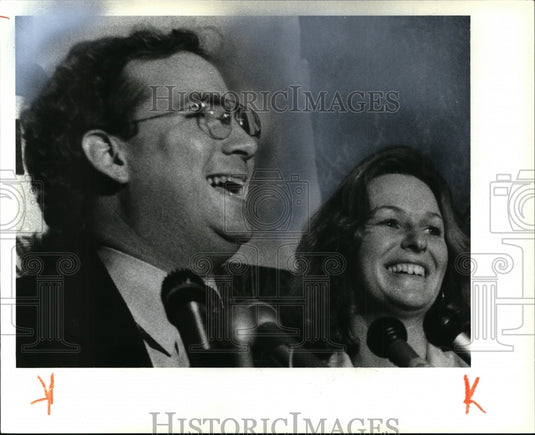 1978 Press Photo Edward F. Feigham and wife, Nadine - cvb13047 - Historic Images