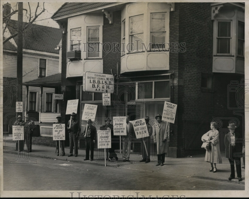 1954, Park Drop Forge Company Strike - cvb13280 - Historic Images