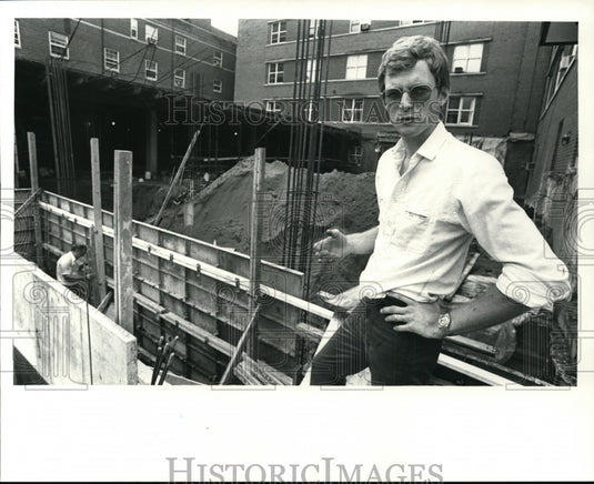 1981 Press Photo Micharl H. Wildermuth rep. for Argentieri Day Assoc. - Historic Images