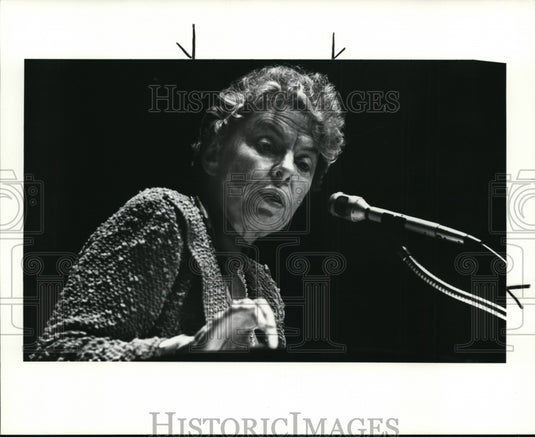 1988, Former U.N. Ambassador Jeane Kirkpatrick - cvb13421 - Historic Images