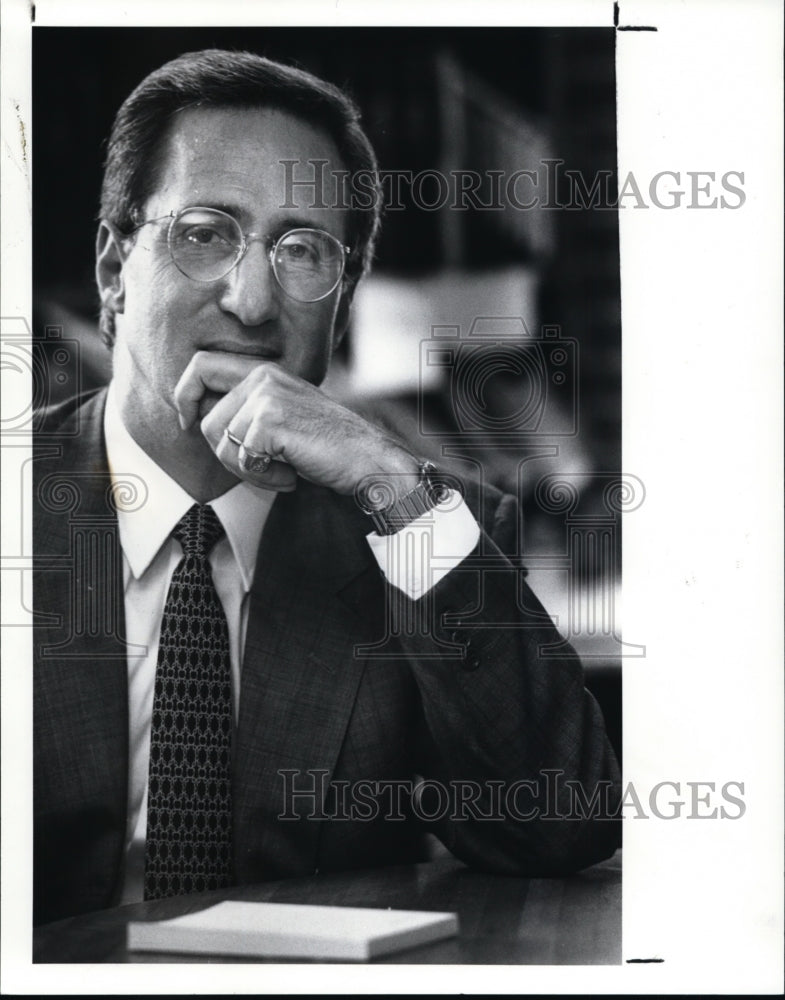 1989 Press Photo George Hoffman, MISL's The Crunch Owner - cvb13497 - Historic Images