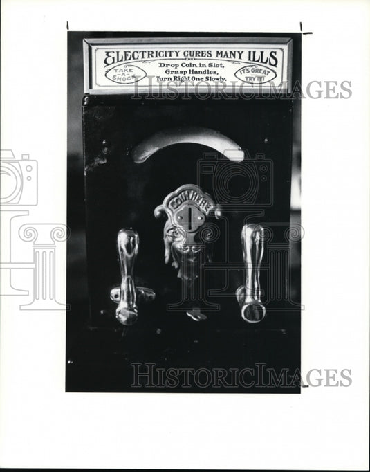1991 Press Photo Electric shocks-Olgierd Linden device - cvb13637 - Historic Images