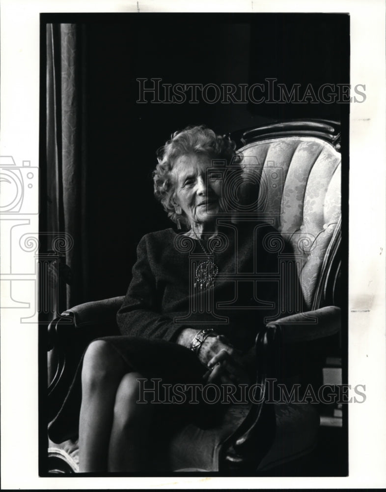 1987 Press Photo Rowena Jelliffe-Karm House co founder - cvb13667 - Historic Images