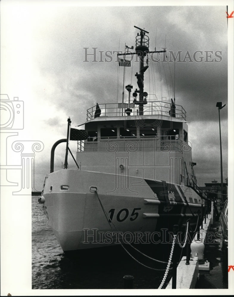 1980 Press Photo Capt Jones at Neah Ray Commissioning - cvb13681 - Historic Images